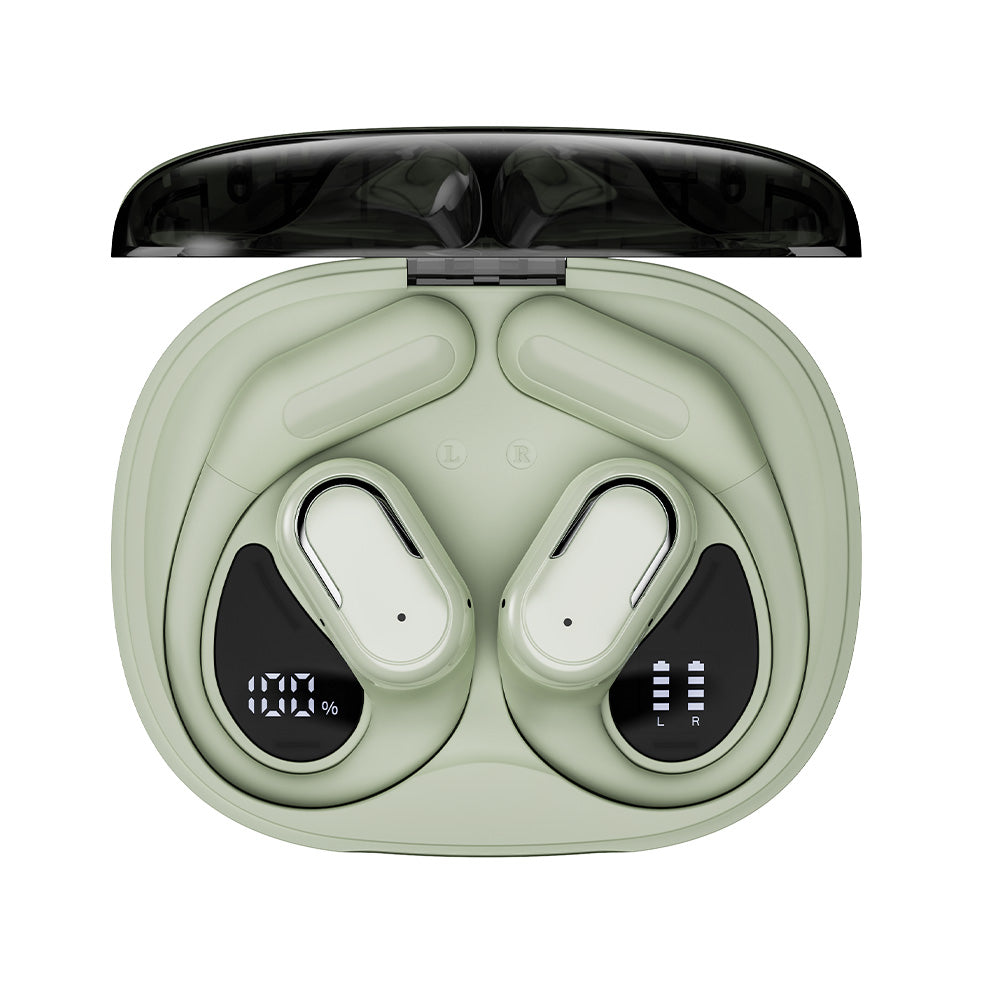 Blackview AirBuds 300 – IPX5 wasserdichte Open-Ear OWS-Kopfhörer mit Bluetooth 6.0, smarter digitaler Akkustandsanzeige, ENC-Rauschunterdrückung und Mikrofon