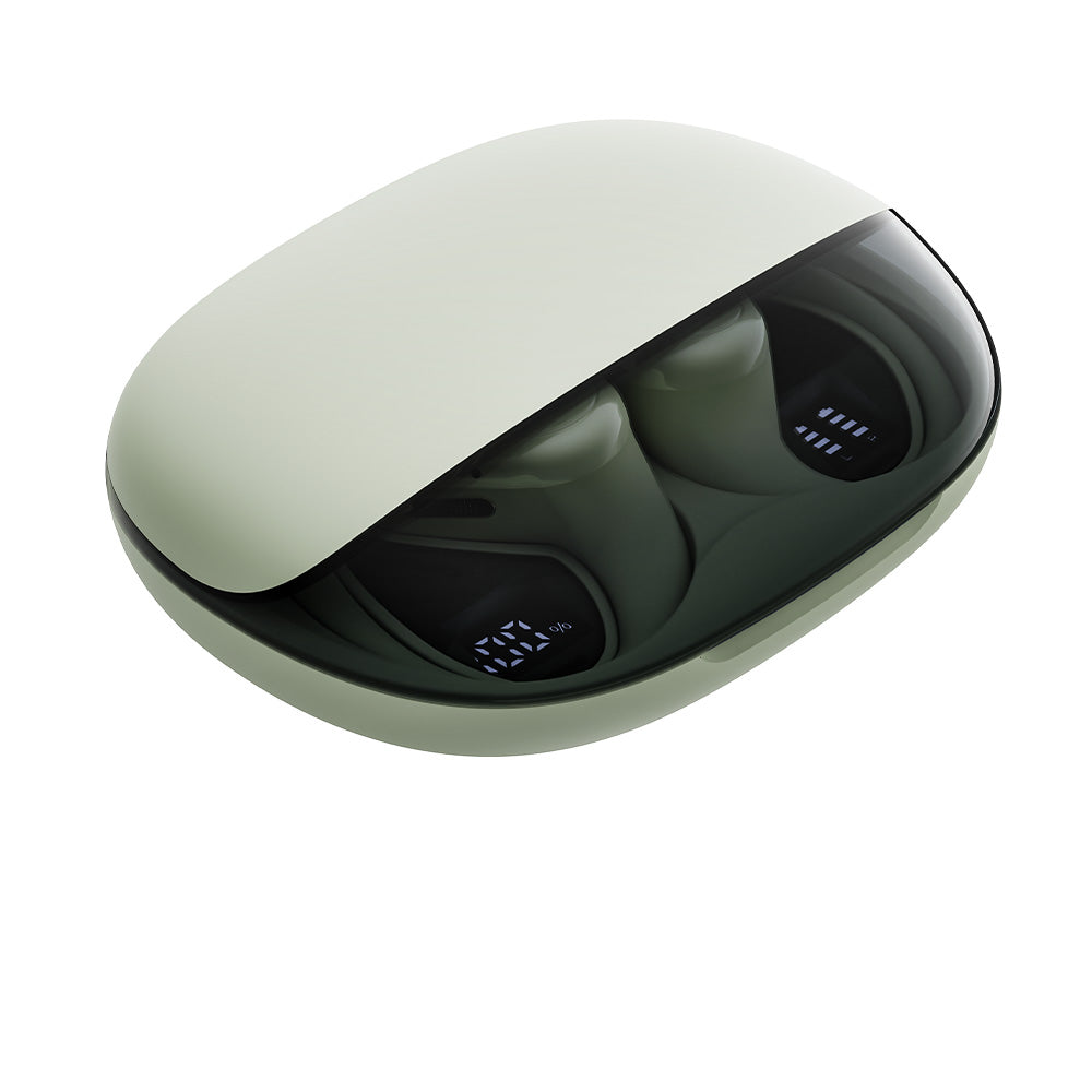 Blackview AirBuds 300 – IPX5 wasserdichte Open-Ear OWS-Kopfhörer mit Bluetooth 6.0, smarter digitaler Akkustandsanzeige, ENC-Rauschunterdrückung und Mikrofon