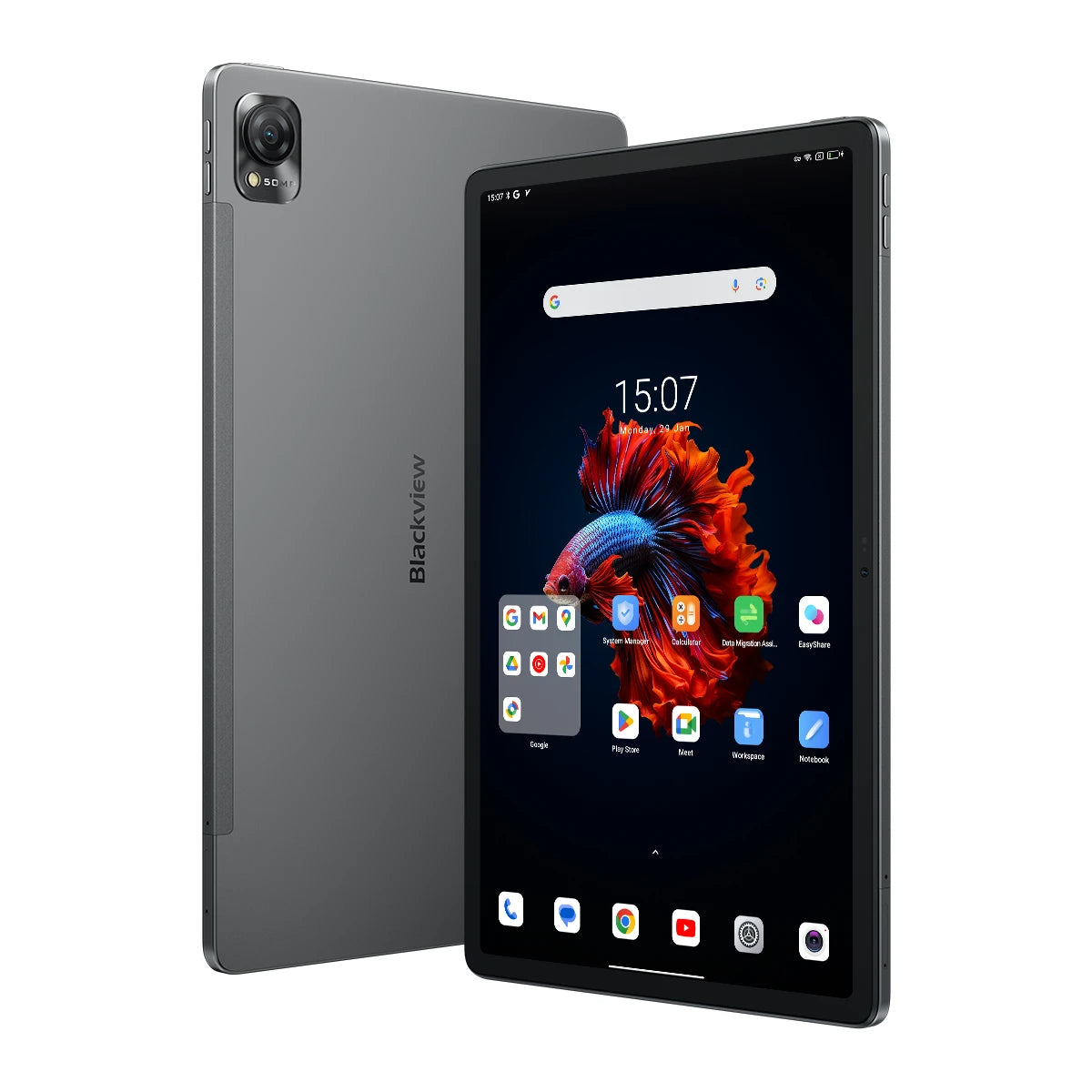 Blackview Mega 1 - Tablet 11.5 Zoll 2.4K Bildschirm, 8GB/12GB +256GB, 120Hz, 8800 mAh, Netflix HD Unterstützen