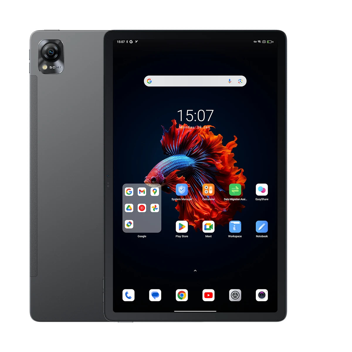 Blackview Mega 1 - Tablet 11.5 Zoll 2.4K Bildschirm, 8GB/12GB +256GB, 120Hz, 8800 mAh, Netflix HD Unterstützen