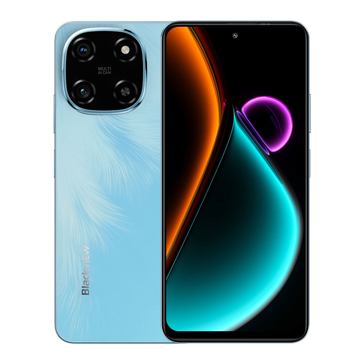 Blackview Color 6 - Smartphone, 6,67-Zoll-HD+-Display, 8 GB RAM, 256 GB Speicher, Android 15, 5000 mAh Akku