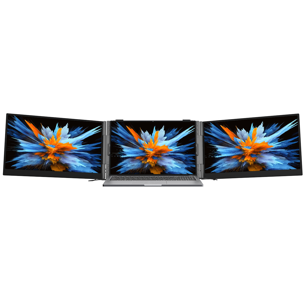 Blackview DCM6 - Tragbarer Dual-Monitor Bildschirmerweiterung 14 Zoll für Laptop mit Lautsprecher