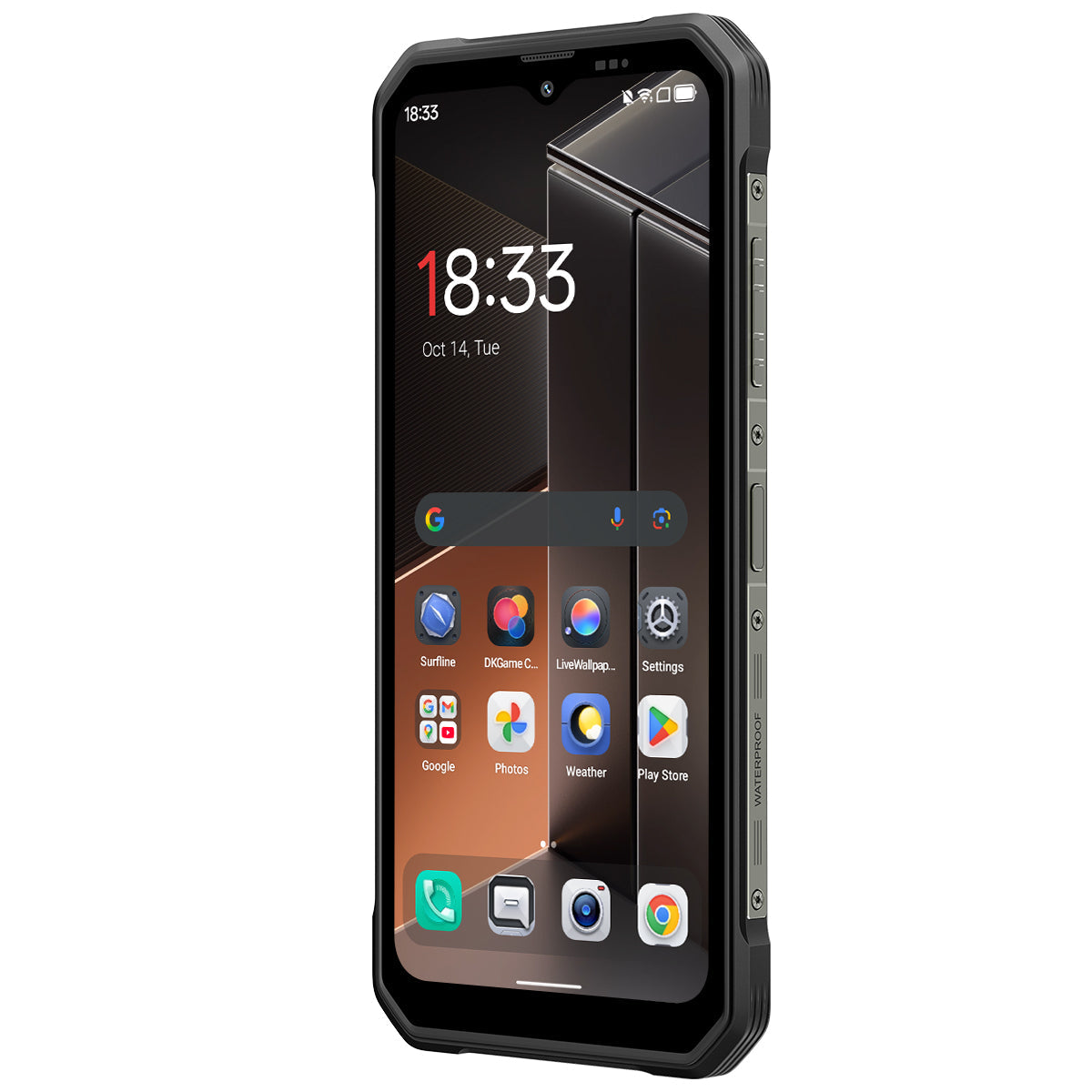 Blackview FORT 100 – Ultradünnes Outdoor-Smartphone 4G 6,56", MediaTek Helio G81 Octa-Core, 8+128 GB, 5000 mAh Akku, Dual-Kamera 16+13 MP