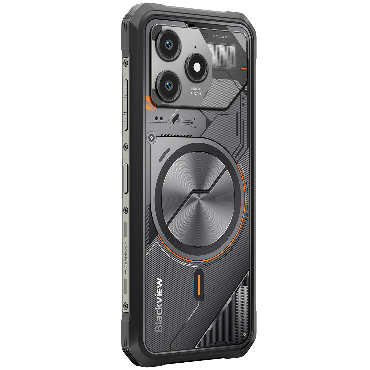 Blackview FORT 100 – Ultradünnes Outdoor-Smartphone 4G 6,56", MediaTek Helio G81 Octa-Core, 8+128 GB, 5000 mAh Akku, Dual-Kamera 16+13 MP