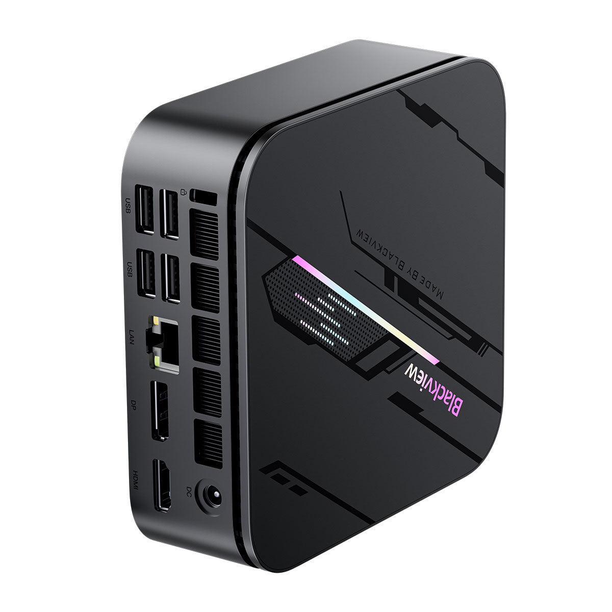 Blackview MP100 Pro - Mini-PC, Intel Core i9-12900HK, 16 GB RAM, 1 TB SSD, Windows 11 Pro, Grau
