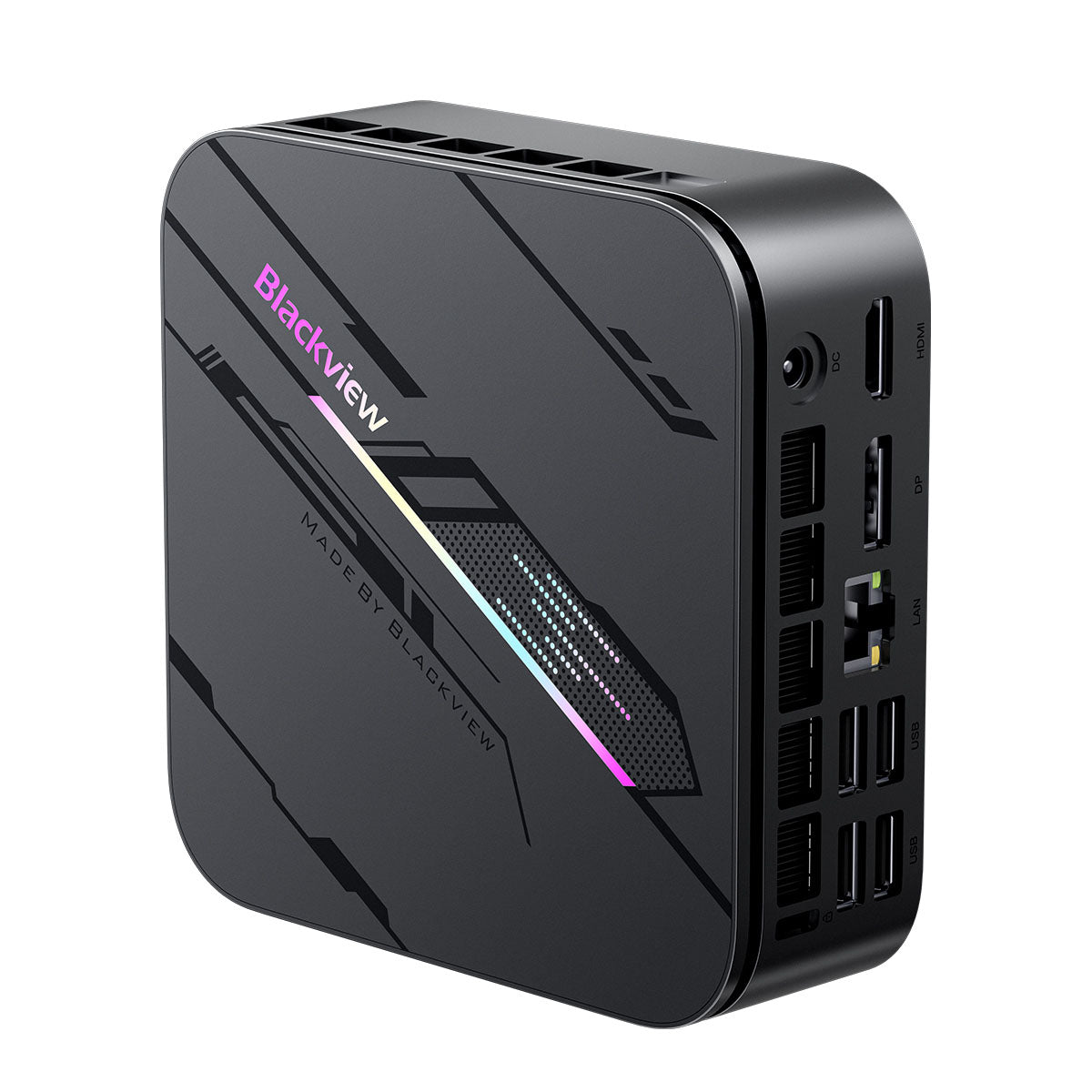Blackview MP100 Pro - Mini-PC, Intel Core i9-12900HK, 16 GB RAM, 1 TB SSD, Windows 11 Pro, Grau