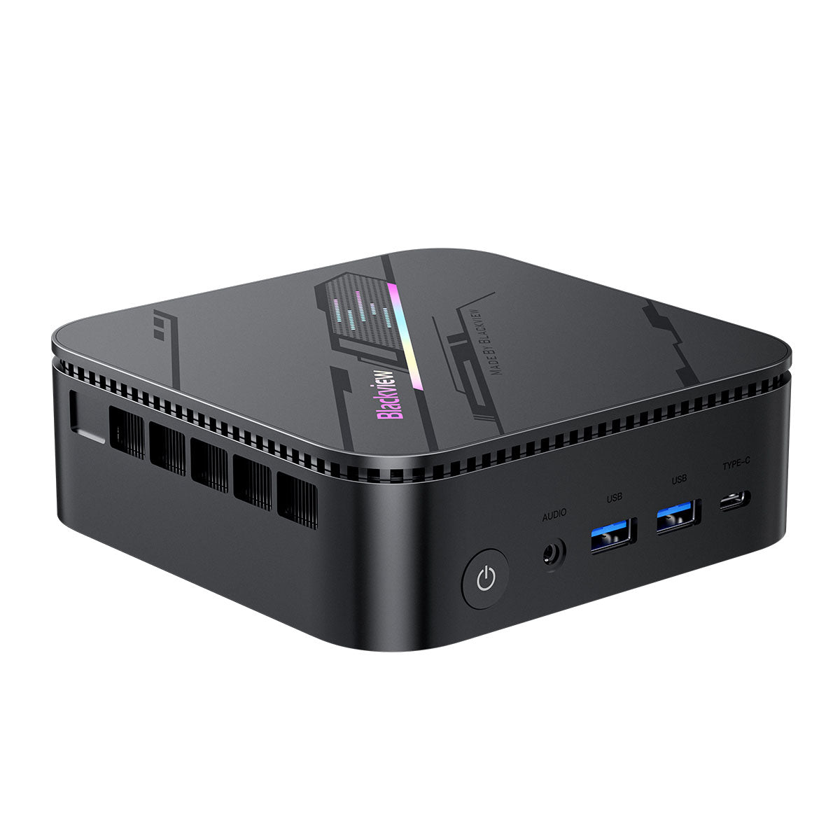 Blackview MP100 Pro - Mini-PC, Intel Core i9-12900HK, 16 GB RAM, 1 TB SSD, Windows 11 Pro, Grau