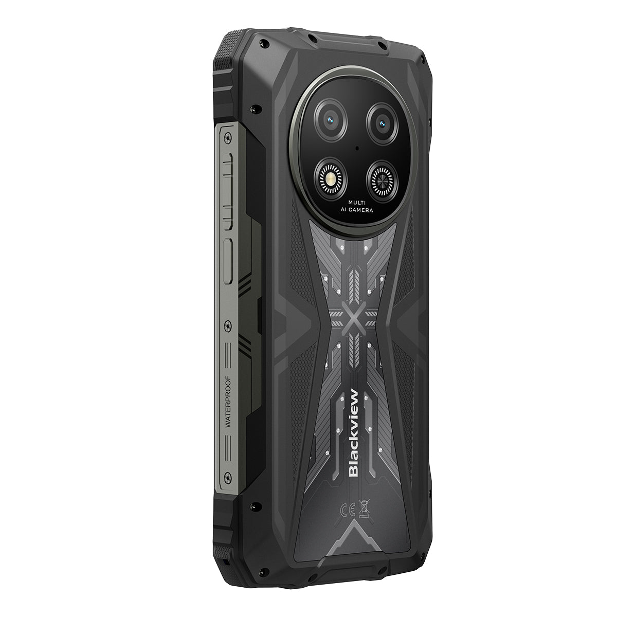 Blackview ROCK 2 - 5G Rugged Smartphone 15000 mAh – 6,67" 120Hz UNISOC T8100 AI Kamera IP68/IP69K