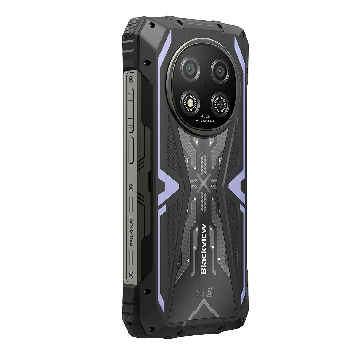 Blackview ROCK 2 - 5G Rugged Smartphone 15000 mAh – 6,67" 120Hz UNISOC T8100 AI Kamera IP68/IP69K