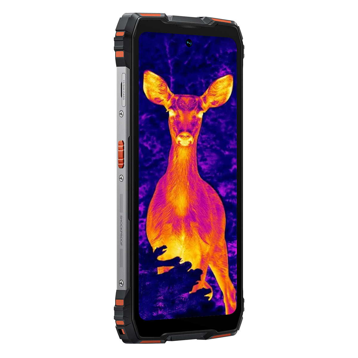 Blackview ROCK 3 – Outdoor-Smartphone 4G mit Infrarot-Wärmebildkamera, 120-Hz-Display 6,78", 108-MP-Kamera, Taschenlampe 400 lm