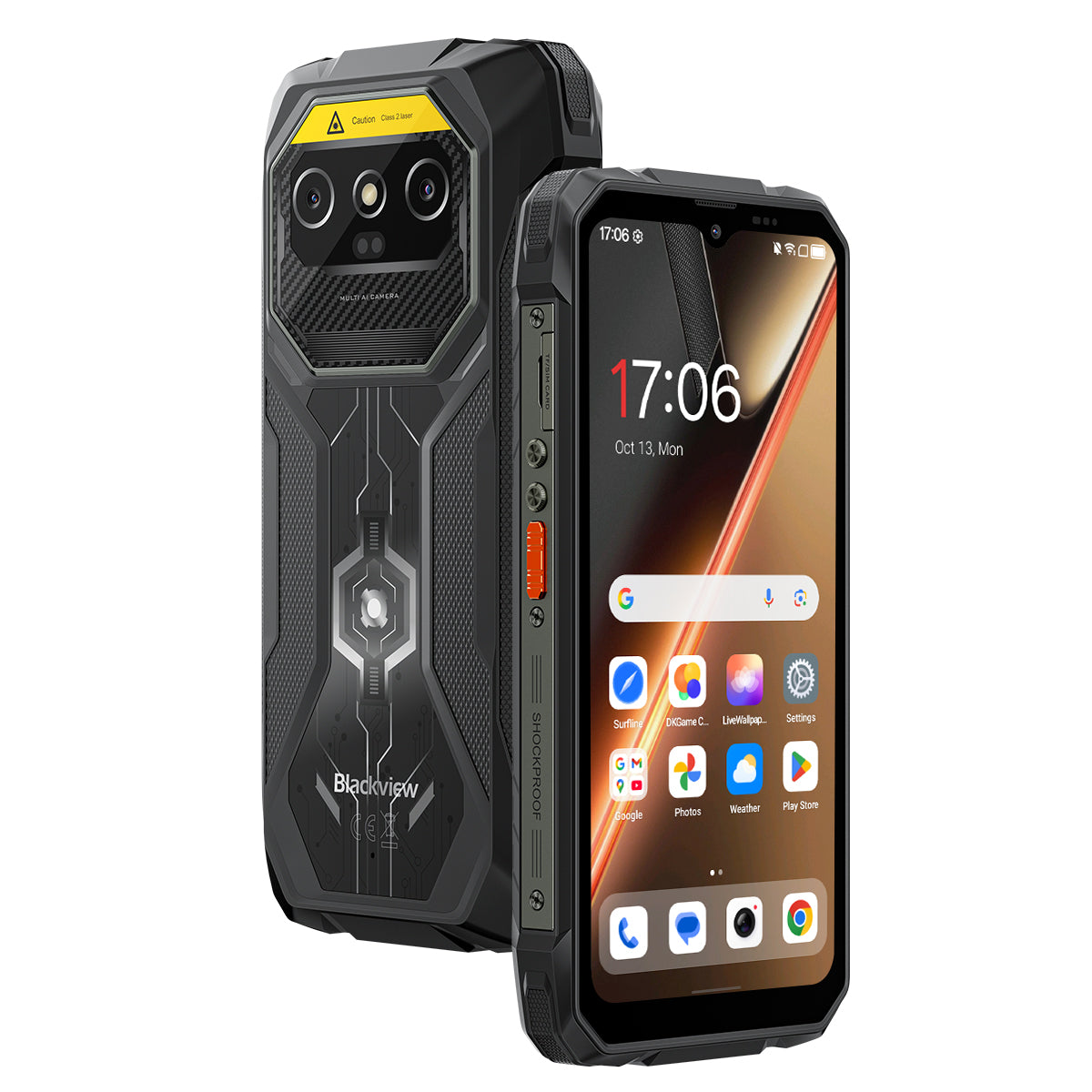 Blackview ROCK 1 Pro - Rugged Smartphone 15000 mAh mit 2D Barcode Scanner – 6,56" 90Hz Display, 4G, Nachtsichtkamera IP68/IP69K