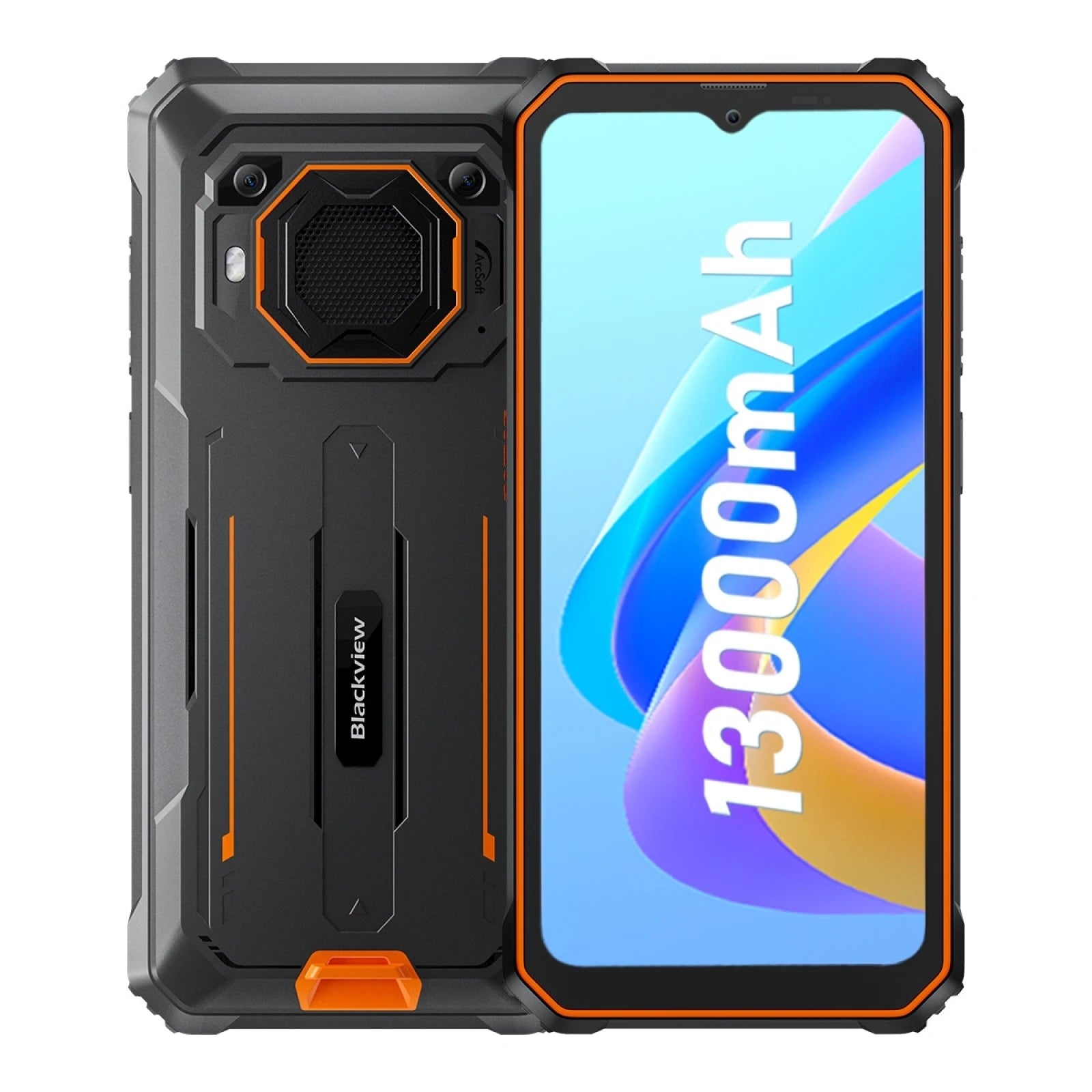 Blackview BV6200 - Outdoor Handy 6.56'' HD+, 4+64GB, MediaTek Helio A22, 13000mAh, 13+8MP Kamera