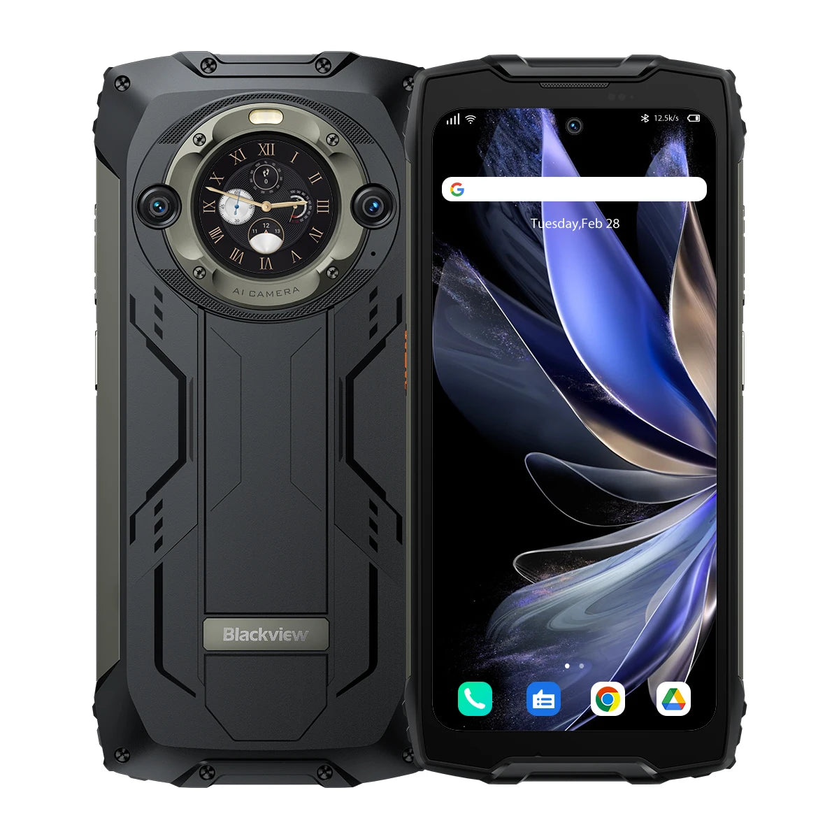 Blackview BV9300 PRO - - 15080mAh 4G Robuster Smartphone, 8/12GB+256GB, 6,7-Zoll-Hauptdisplay & 1,3-Zoll-rundes Sekundärdisplay,100LM Taschenlampe