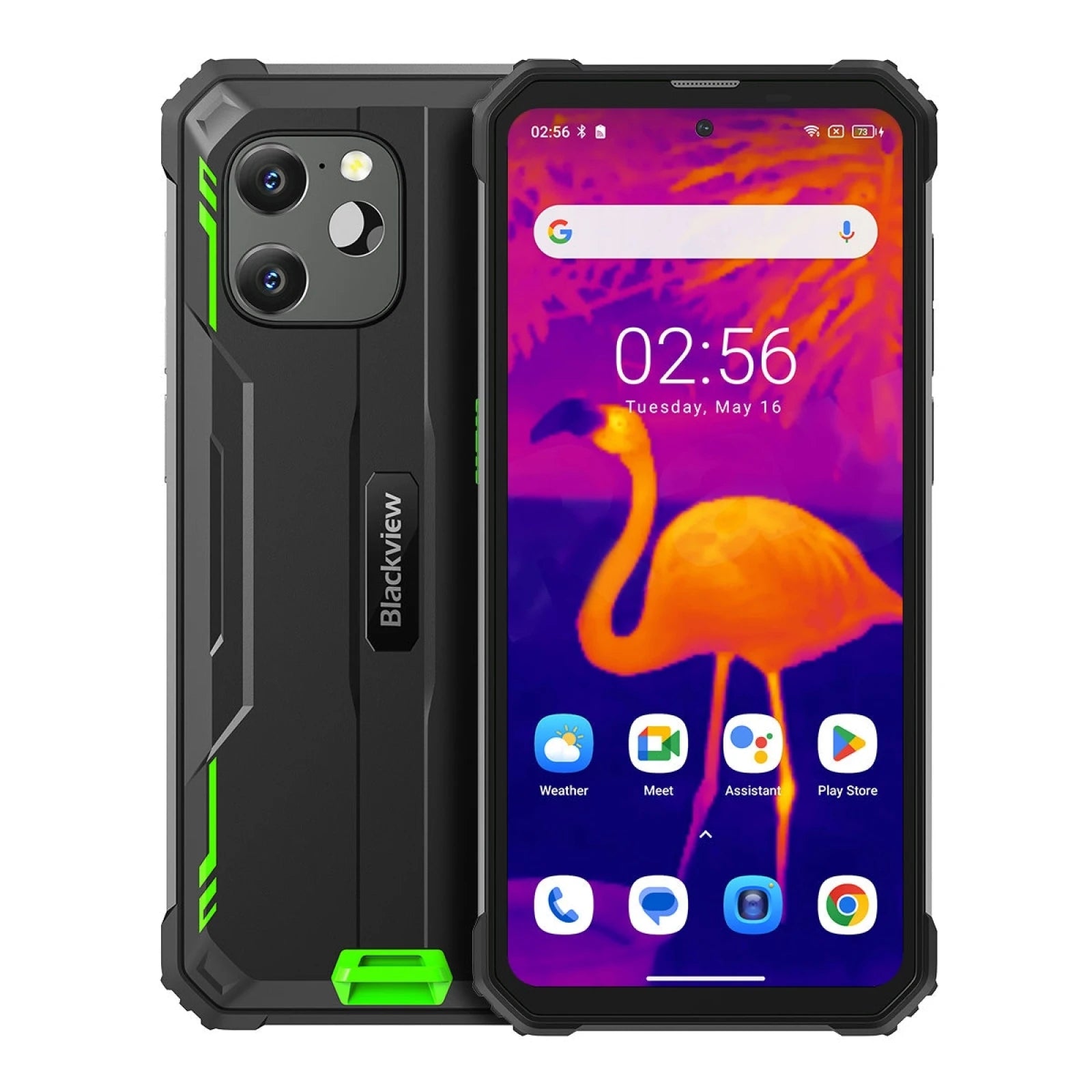 Blackview BV8900 - Outdoor Handy 6.5'' FHD+, 8+256GB, Mediatek MT6779 Helio P90, 10380mAh/33W, 64+16MP Kamera