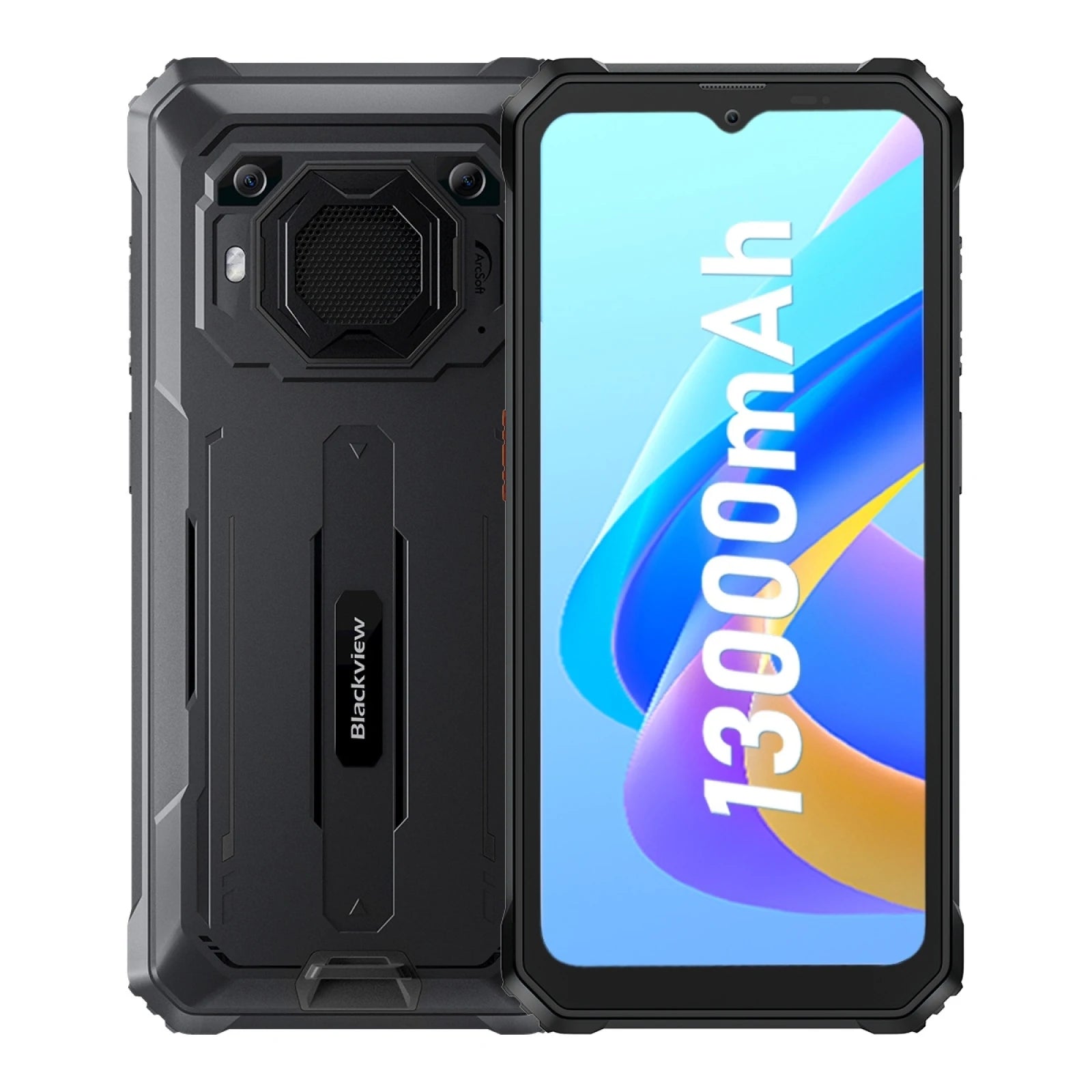 Blackview BV6200 - Outdoor Handy 6.56'' HD+, 4+64GB, MediaTek Helio A22, 13000mAh, 13+8MP Kamera