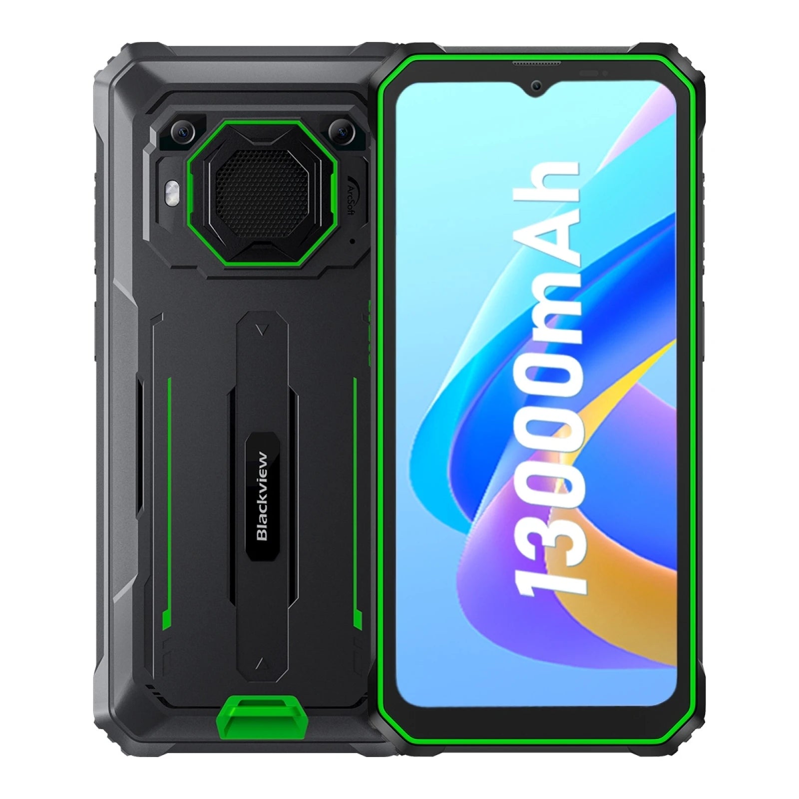 Blackview BV6200 - Outdoor Handy 6.56'' HD+, 4+64GB, MediaTek Helio A22, 13000mAh, 13+8MP Kamera