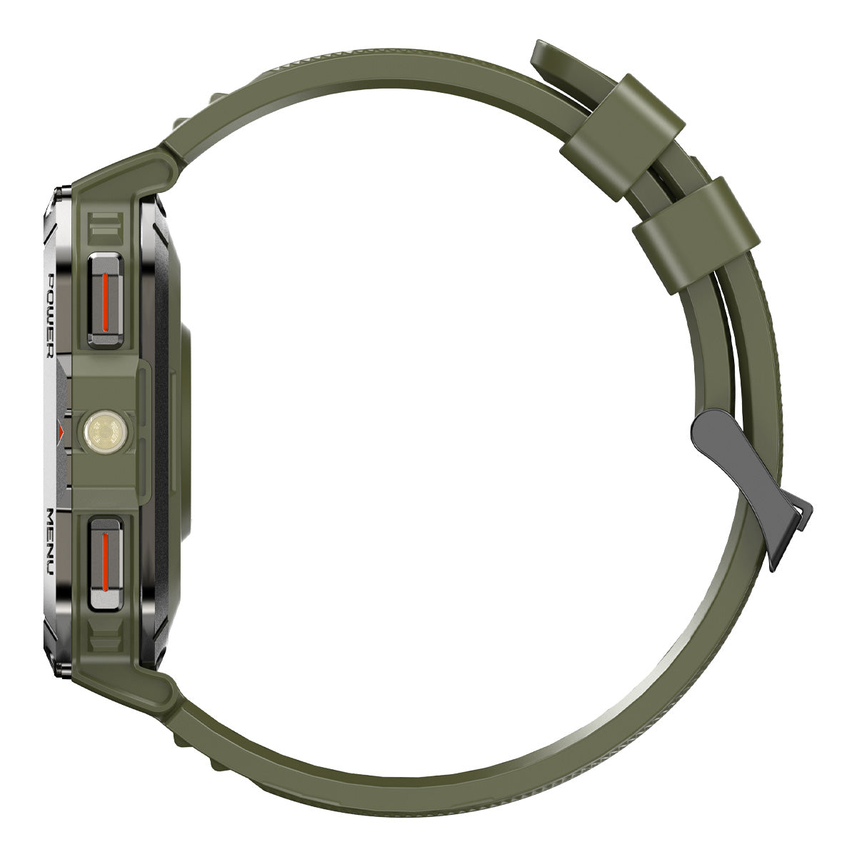 Blackview W70 Pro - Smartwatch Outdoor 2,01 Zoll mit LED-Taschenlampe – Militär Fitness Tracker 900 mAh IP68 Wasserdicht