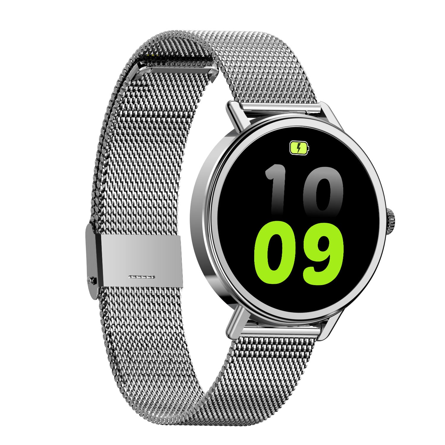 Blackview X30 Damen-Smartwatch – Runde Uhr mit Milanaise-Armband