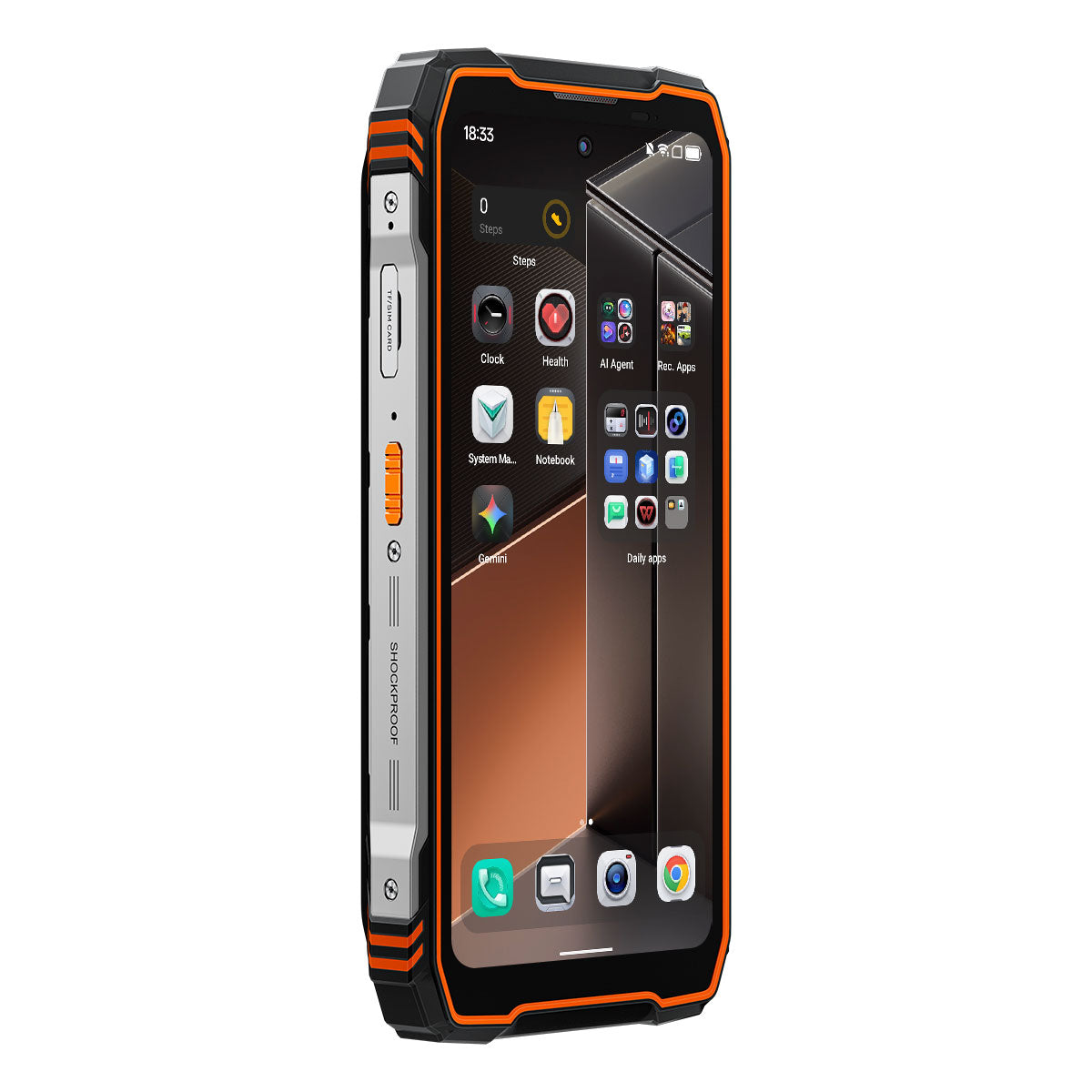 Blackview XPLORE 1 Pro - 5G Rugged Smartphone Thermalkamera – 6,78" 120Hz + 2,01" Zweitdisplay 20000 mAh 170LM Taschenlampe IP69K
