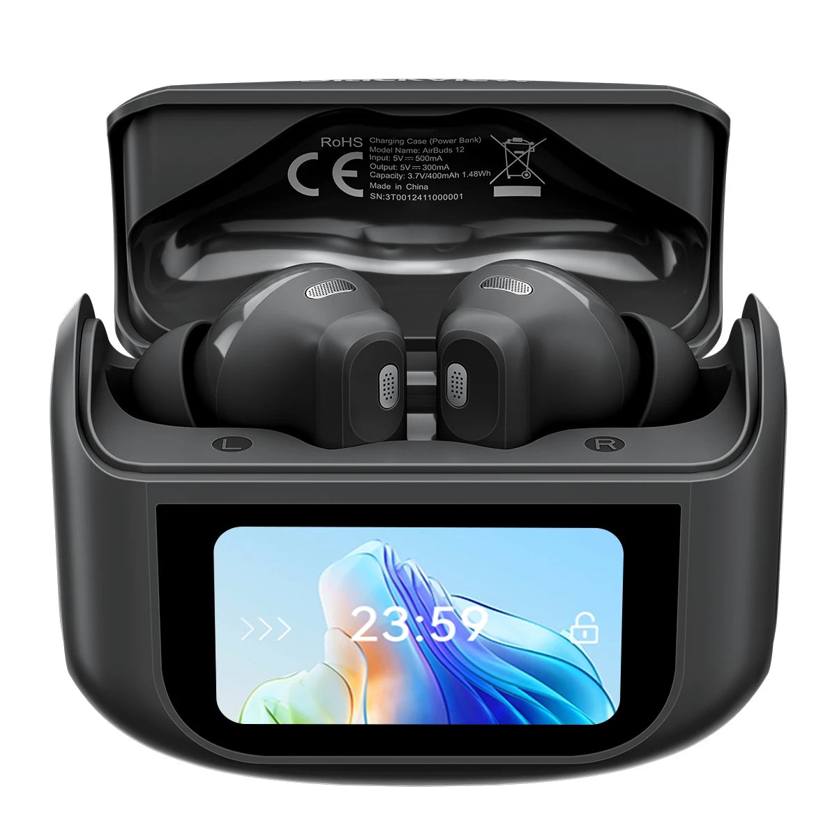 Blackview Airbuds 12 IPX7 TWS In-Ear-Kopfhörer ANC/ENC Aktive Geräuschunterdrückung