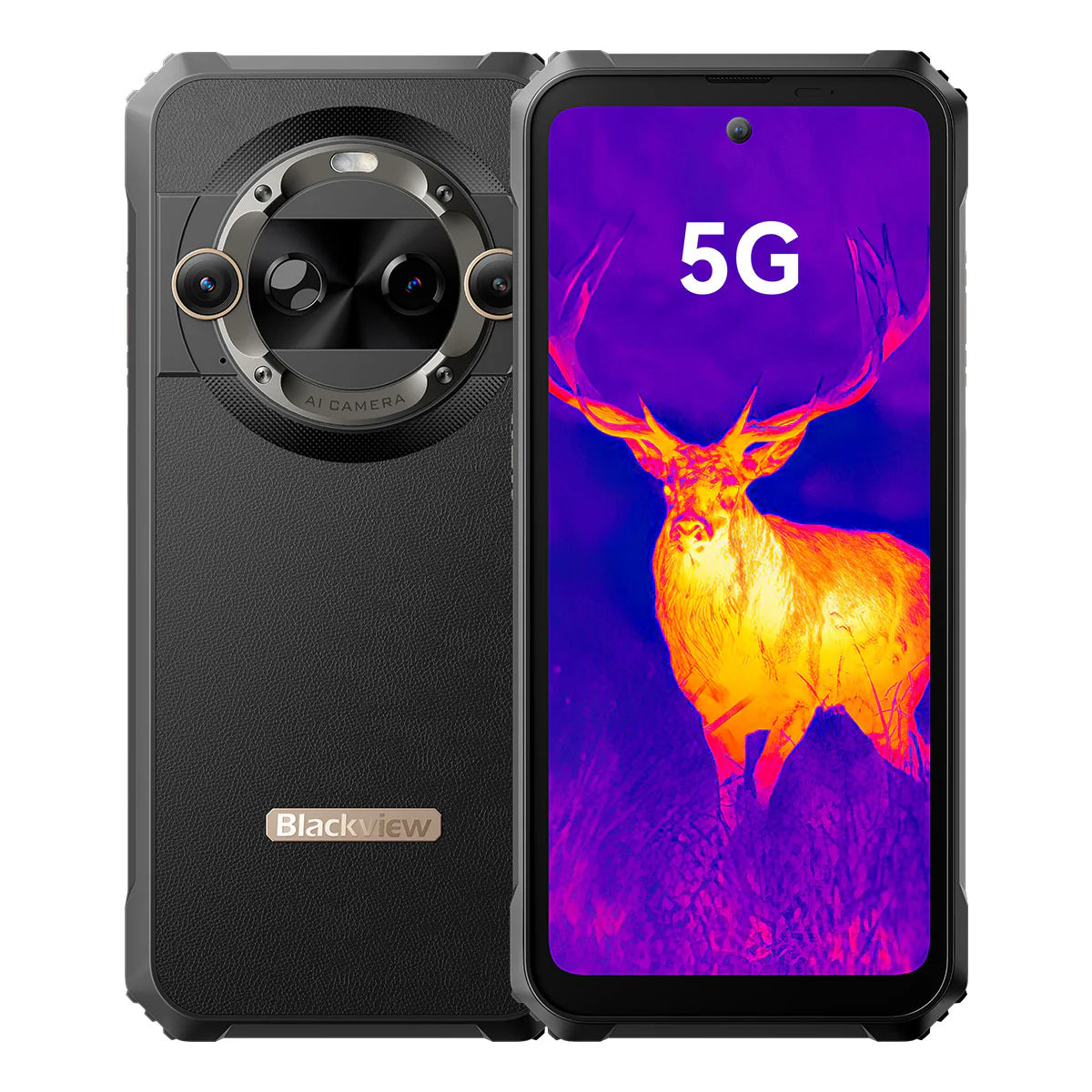 Blackview BL9000 Pro - Outdoor Handy 5G Mit Wärmebildkamera 6.78'' FHD+, 12+512GB, Dimensity 8020 6nm, Android 14, 120HZ, 8800mAh/120W, 50+50MP