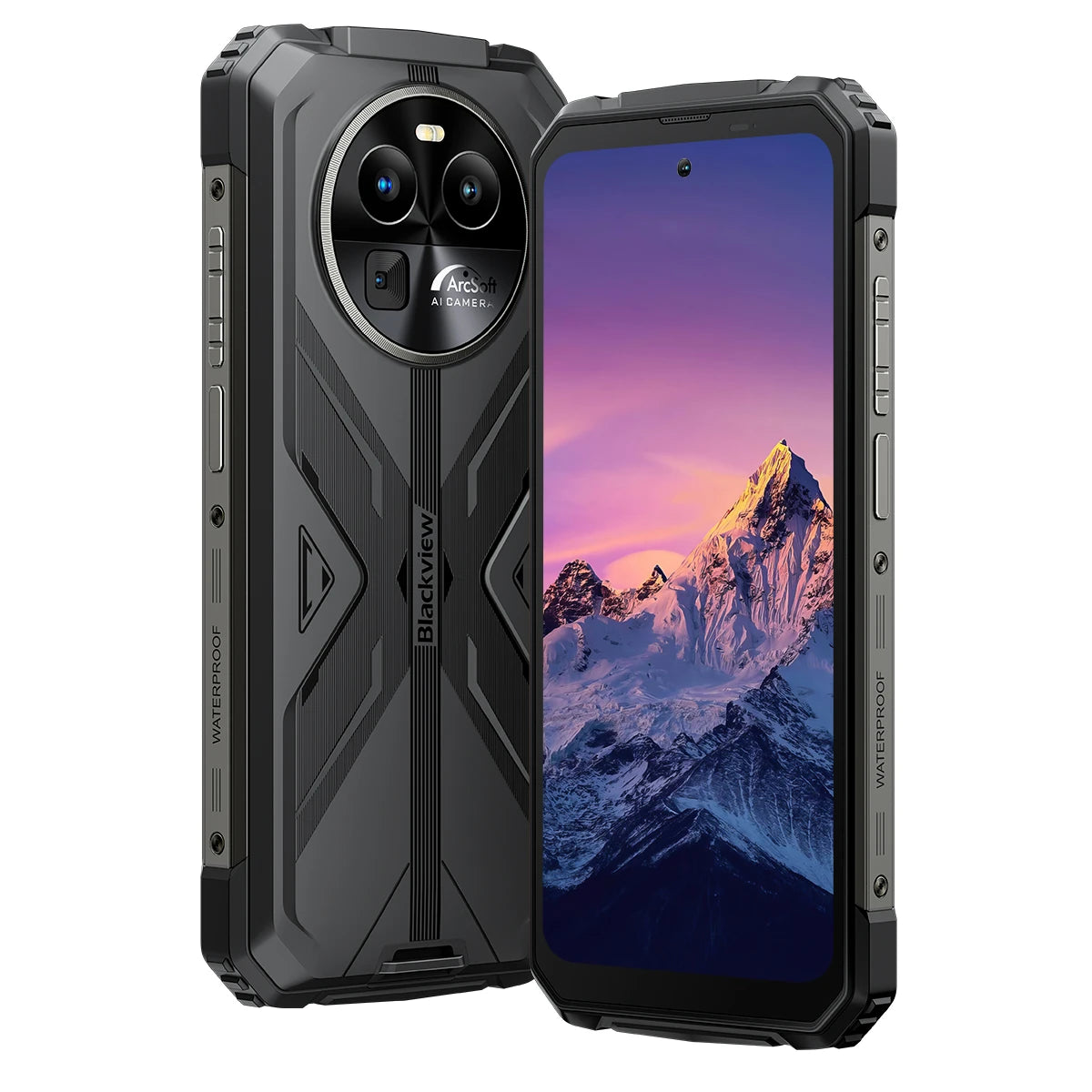 Blackview BV8100 Super-bright Dual LED Flashlight 6.5-Inch 120Hz Display MediaTek Helio G99 8/12+256GB 8800mAh 4G Ruggedized Cellphone