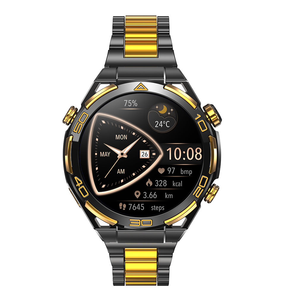 Blackview W90 Pro GPS Outdoor-Sport-Smartwatch mit 1,43 Zoll AMOLED-Display & integrierter LED-Taschenlampe