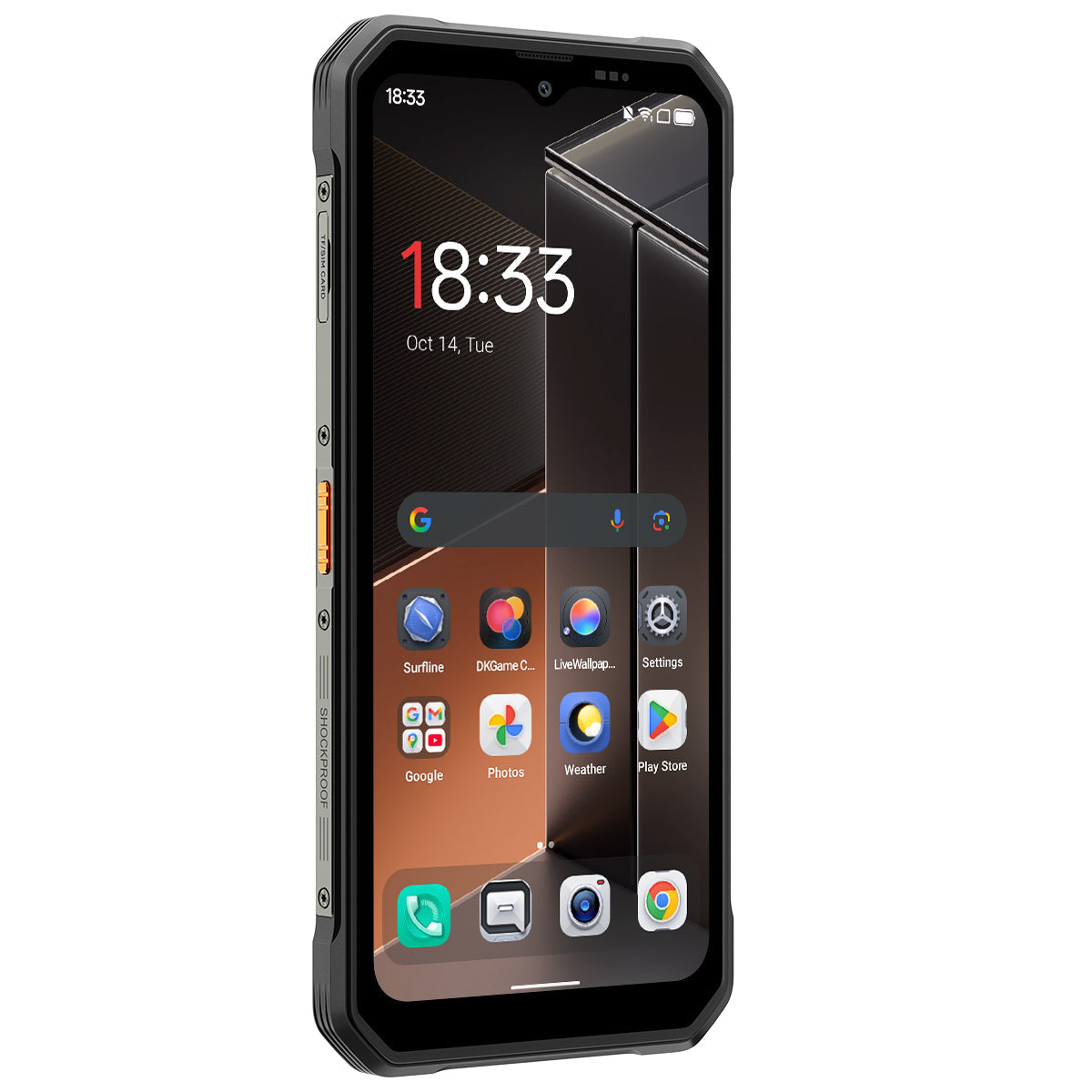 Blackview FORT 100 – Ultradünnes Outdoor-Smartphone 4G 6,56", MediaTek Helio G81 Octa-Core, 8+128 GB, 5000 mAh Akku, Dual-Kamera 16+13 MP