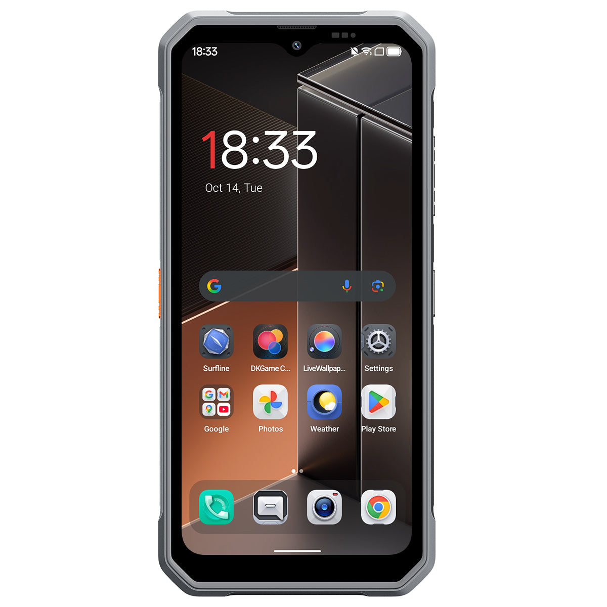 Blackview FORT 100 – Ultradünnes Outdoor-Smartphone 4G 6,56", MediaTek Helio G81 Octa-Core, 8+128 GB, 5000 mAh Akku, Dual-Kamera 16+13 MP