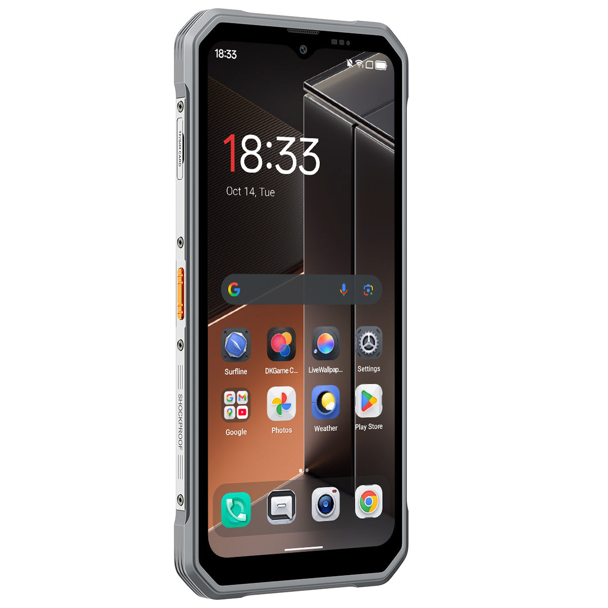 Blackview FORT 100 – Ultradünnes Outdoor-Smartphone 4G 6,56", MediaTek Helio G81 Octa-Core, 8+128 GB, 5000 mAh Akku, Dual-Kamera 16+13 MP
