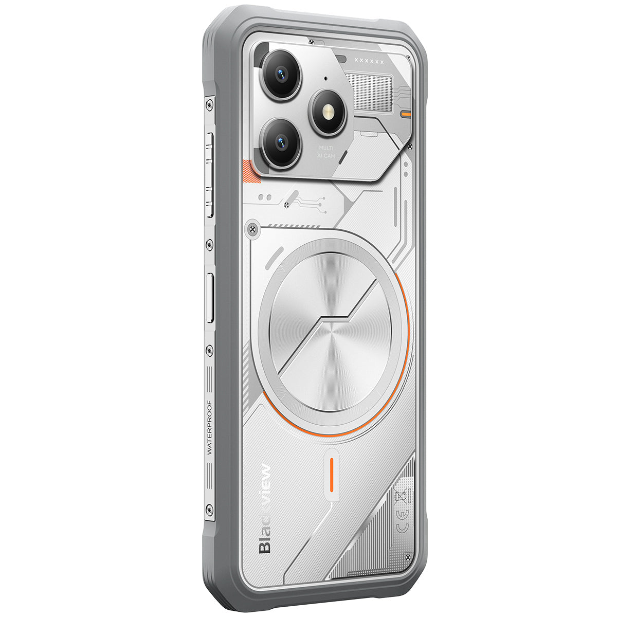Blackview FORT 100 – Ultradünnes Outdoor-Smartphone 4G 6,56", MediaTek Helio G81 Octa-Core, 8+128 GB, 5000 mAh Akku, Dual-Kamera 16+13 MP