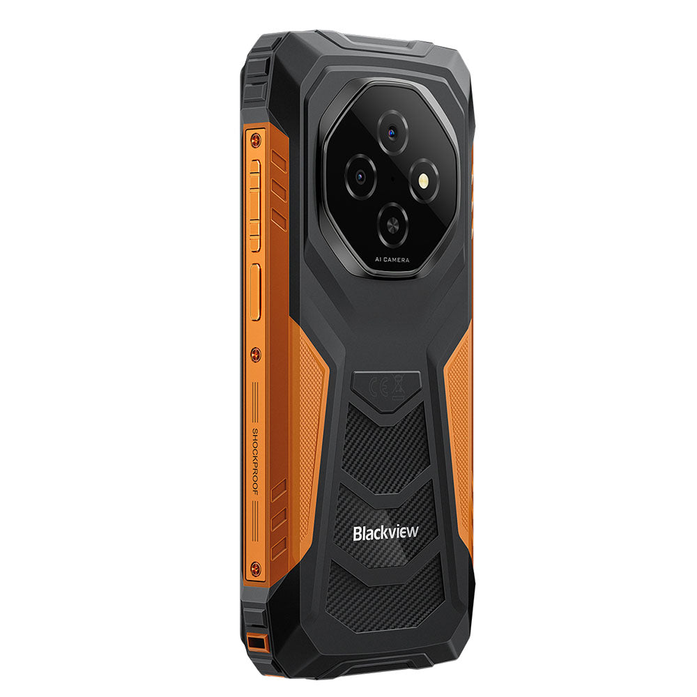 BLACKVIEW Fort 1 - AI Outdoor Handy 6.56'', 128GB ROM 4GB RAM, 10 000 mAh, Unisoc Tiger T615 Octa-core 4G