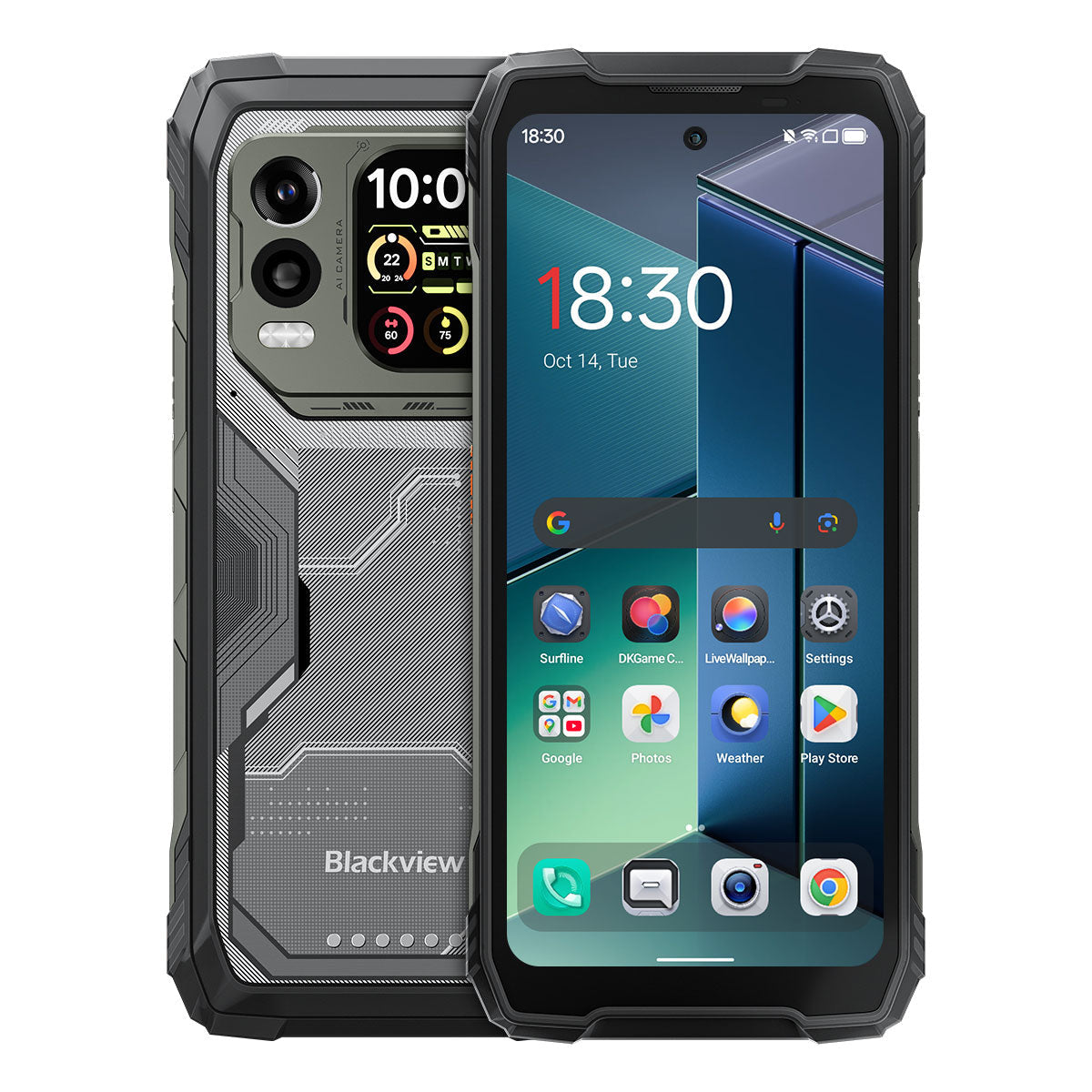Blackview XPLORE 1 Pro - 5G Rugged Smartphone Thermalkamera – 6,78" 120Hz + 2,01" Zweitdisplay 20000 mAh 170LM Taschenlampe IP69K