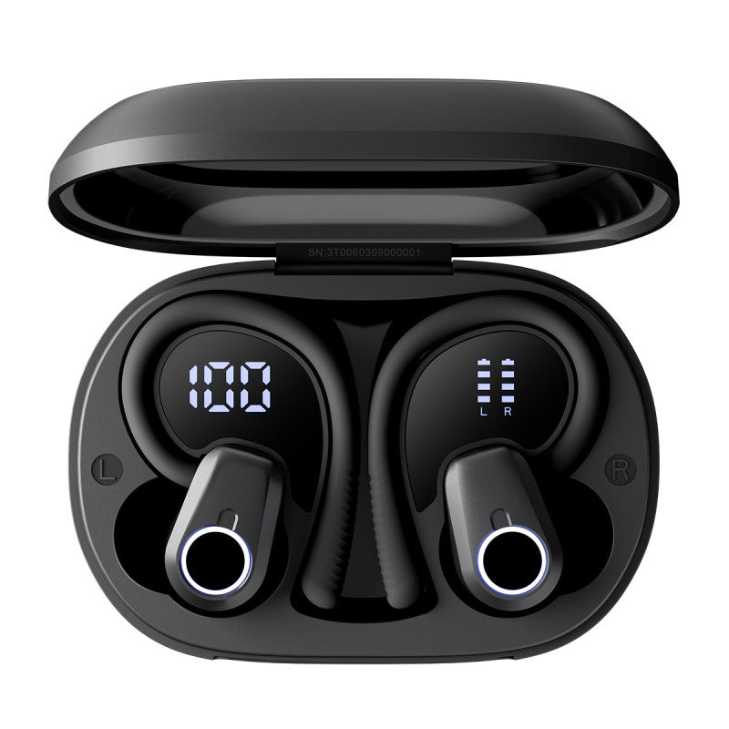 Blackview AirBuds 60 IPX4 Waterproof Bluetooth 5.3 Half In-ear TWS Earbuds with Earhooks