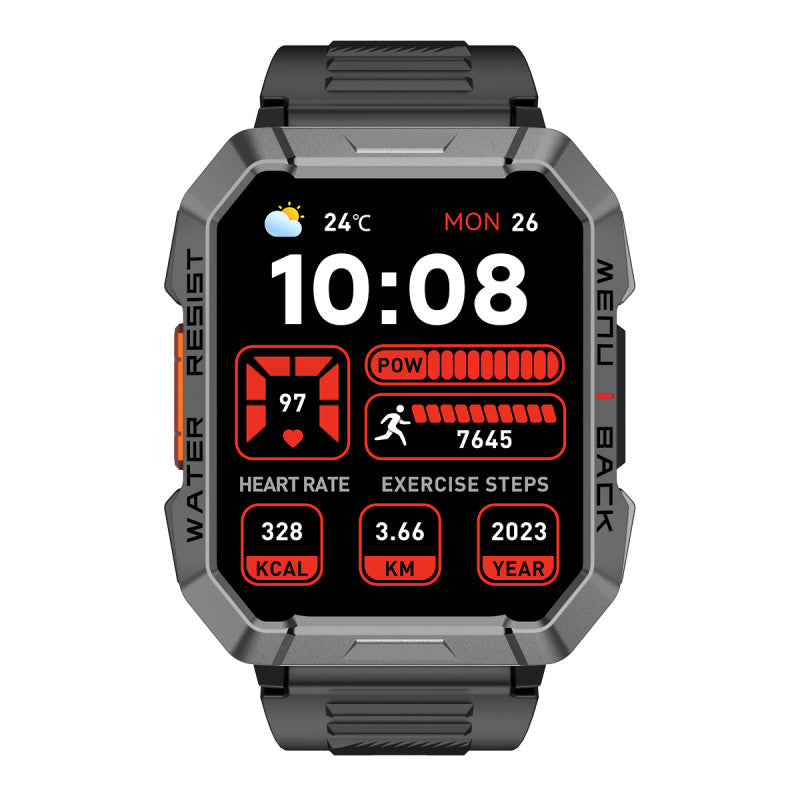 Blackview W60 - Outdoor-Smartwatch, 2,01 Zoll, 900 mAh, LED-Taschenlampe, Kompass